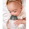 image:imageNanobb Flexy Silicone Baby Bottle AntiColic Natural Feel NonCollapsing Nipple NonTip Stable Base Easy to Clean 2Pack Teal 9ozGrey