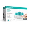 image:imageNanobb Flexy Silicone Baby Bottle AntiColic Natural Feel NonCollapsing Nipple NonTip Stable Base Easy to Clean 2Pack Teal 9ozTeal