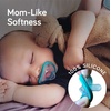 image:imageNanobebe Baby Pacifiers 03 Month  Orthodontic Curves Comfortably with Face Contour Award Winning for Breastfeeding Babies 100 Silicone Perfect Baby Registry Gift 2pkGrey4 Count Pack of 2