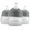 image:imageNanobebe Breastmilk Baby Bottle Cooler amp Travel Bag with Ice Pack  Gray