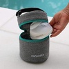 image:imageNanobebe Breastmilk Baby Bottle Cooler amp Travel Bag with Ice Pack  Grey