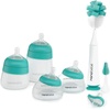 image:imageNanobebe Breastmilk Baby Bottle Cooler amp Travel Bag with Ice Pack  Teal set