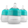 image:imageNanobebe Breastmilk Baby Bottle Deluxe Cooler amp Travel Bag with Ice Pack  Teal 3pk