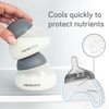 image:imageNanobebe Breastmilk Bottle Breastfeeding Newborn Breast Like Anti Colic Perfect Latch Preserves Breast Milk nutrients TwinPack TealTeal