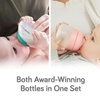 image:imageNanobebe Breastmilk and Silicone Baby Bottle Ultimate Set Gen 2 5oz and 9oz  with Sterilizer Drying Rack AntiColic Nipples Pacifiers and Warmer  TealGreyTealGrey
