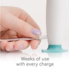 image:imageNanobebe Electric Bottle Brush Cleaner  Baby Bottle Brush Electric Scrubber for Cleaning Brush for Baby Bottles  Rechargeable Includes Replaceable Brush Head