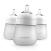 image:imageNanobebe Flexy Silicone Baby Bottle 3Pack White 9oz Bundled with Flexy Bottle Handles 2 Pack in White