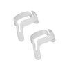 image:imageNanobebe Flexy Silicone Baby Bottle 3Pack White 9oz Bundled with Flexy Bottle Handles 2 Pack in White