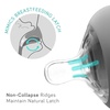 image:imageNanobebe Nipples Baby Bottle Nipples Silicone Nipple Triple Vented Ready to Use 2Pack Fast Flow1 Count Pack of 4