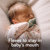 image:imageNanobebe Silicone Baby Bottle Flexy Set with AntiColic Nipples Bottle Brush and Pacifiers  5oz and 9oz  Sage