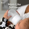 image:imageNanobebe Silicone Baby Bottles 9oz 3pk White Bundled with Silicone Baby Bottles Nipples 4pk Medium Flow