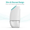 image:imageNanobebe Wearable Breast Pump Hands Free Wireless Electric Breast Pump Smart App Controlled Pump Quiet Portable Multiple Modes 1Pack2 Pack