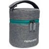 image:imageNanobebe Breastmilk Baby Bottle Cooler amp Travel Bag with Ice Pack  Sage