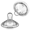 image:imageNanobebe Flexy Silicone Bottles Nipples Triple Vented TwinPack  Slow Flow