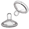 image:imageNanobebe Silicone Nipples Triple Vented TwinPack  Slow Flow