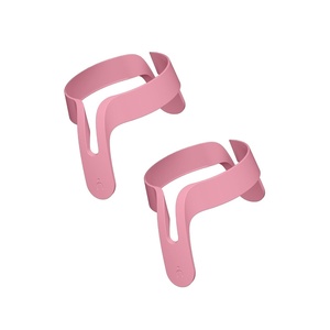 image:imageNanobebe Flexy Bottle Handles EasyGrip Ergonomic 2Pack Transitional Sippy Cup PinkPink