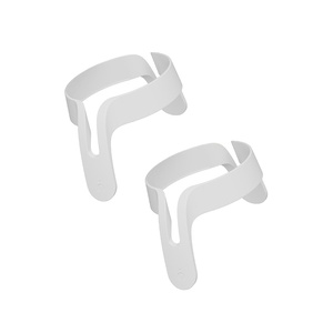 image:imageNanobebe Flexy Bottle Handles EasyGrip Ergonomic 2Pack Transitional Sippy Cup PinkWhite