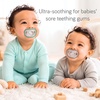 image:imageNanobebe Baby Pacifiers 03 Month  Orthodontic Curves Comfortably with Face Contour Award Winning for Breastfeeding Babies 100 Silicone Perfect Baby Registry Gift 2pkTeal4 Count Pack of 1