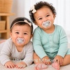 image:imageNanobebe Baby Pacifiers 03 Month  Orthodontic Curves Comfortably with Face Contour Award Winning for Breastfeeding Babies 100 Silicone Perfect Baby Registry Gift 2pkTeal4 Count Pack of 1