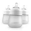 image:imageNanobebe Flexy Silicone Baby Bottle 3Pack 9oz in White with Baby Pacifiers 03 Month 2Pack in Sage