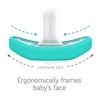 image:imageNanobebe Flexy Silicone Baby Bottle 3Pack Grey 9oz with Baby Pacifiers 03 Month 2Pack Sage