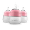 image:imageNanobebe Flexy Silicone Baby Bottlw 3Pack 5oz Pink with Baby Pacifiers 03 Month 2Pack in Sage