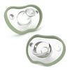 image:imageNanobebe Flexy Silicone Baby Bottlw 3Pack 5oz Pink with Baby Pacifiers 03 Month 2Pack in Sage